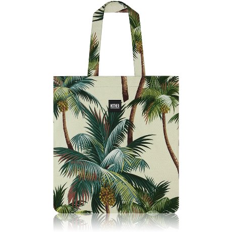 nother Palm Trees Hawaiian Flat Tote Bag / 나더 야쟈수 하와이안 플랫 토트백