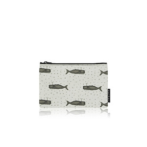 nother Whale of a Tale Pouch / 나더 고래 패턴 파우치 (Small)